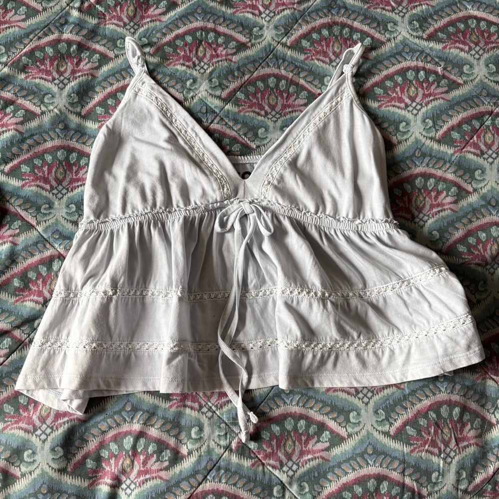 Juniors so nwt babydoll baby blue tank top size xl